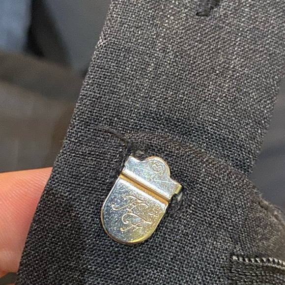 Brooks Brothers grey pinstripe suit